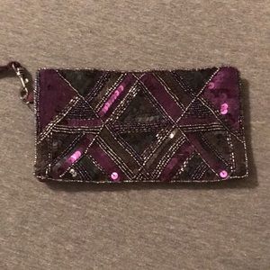 Purple clutch